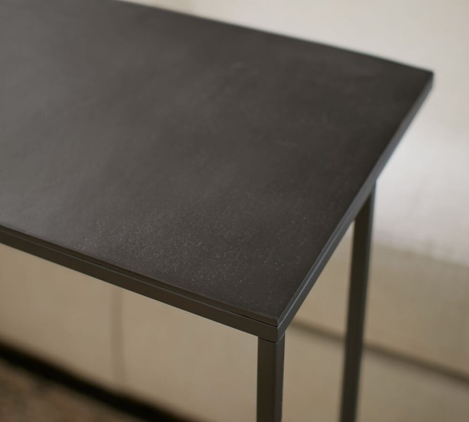 Duke 69 cm Rectangular Metal CTable Pottery Barn Australia